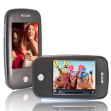 EM608VIDC - XOVision EM608VID 8 GB Charcoal Flash Portable Media Player