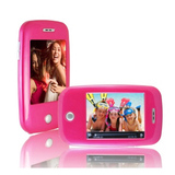 XOVision EM608VID 8 GB Pink Flash Portable Media Player