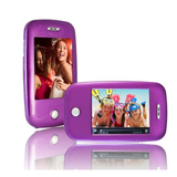 XOVision EM608VID 8 GB Purple Flash Portable Media Player