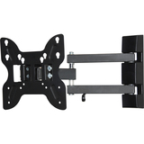 Diamond PSW710S Double Hinge/Single Arm Articulating Wall Mount (14-37" to 55lbs) - Steel - 55 lb - Black