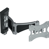 Diamond WLB151 Double Hinge/Single Arm Articulating Wall Mount (TVs 14-37" to 77lbs) - Steel - 77 lb - Black