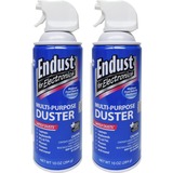 Compressed Air Duster for Electronics, 10oz, 2 per Pack  MPN:11407