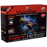 Visiontek 900311 Radeon HD 5450 Graphics Card - PCI Express 2.1 x16 - 512 MB DDR3 SDRAM
