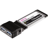 ALURATEK Aluratek AUEC100F 2-port USB 3.0 Express Card Adapter