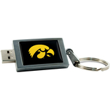 Centon DataStick Keychain Iowa Hawkeyes Flash Drive - 8 GB - DSK8GBIOWA