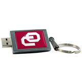 Centon DataStick Keychain Oklahoma Sooners Flash Drive - 2 GB