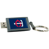 Centon DataStick Keychain Minnesota Twins Edition Flash Drive - 8 GB