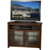 Techcraft AWC5036 A/V Equipment Stand - Glass - Walnut