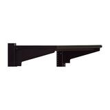 Mayline TechWorks 717H Laminated Fixed Shelf MLN717HSTGMTBLK