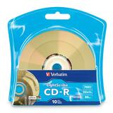 Verbatim LightScribe 96934 CD Recordable Media - CD-R - 52x - 700 MB - 10 Pack Blister Pack