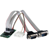 StarTech.com 2 Port RS232 Mini PCI Express Serial Card w/ 16950