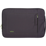 STM DP-2143-1 Notebook Case - Sleeve - Fiber, Foam - Black, Green