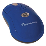 PC Treasures 07228 Mouse - Optical Wireless - Radio Frequency - Navy Blue