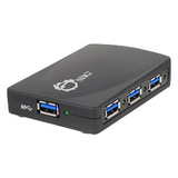 SIIG 4-port hub with 4 SuperSpeed USB 3.0 ports