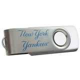 Centon DataStick Swivel MLB New York Yankees Flash Drive - 1 GB