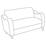 HPFI Claudia 5303 Sofa HPT5303FH01FX02