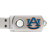 Centon DataStick Twist Collegiate Auburn University Flash Drive - 2 GB