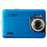 VistaQuest VQ5218 Point & Shoot Digital Camera - 5 Megapixel - 1.8" Active Matrix TFT Color LCD - Blue