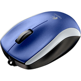 Logitech M125 Mouse - Optical Wired - Blue
