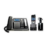 RCA RCA 25270RE3 Cordless Phone - DECT - Black, Silver