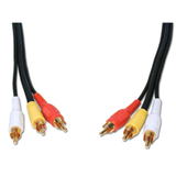 COMPREHENSIVE Comprehensive Standard 3RCA-3RCA-10ST A/V Cable