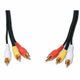 COMPREHENSIVE Comprehensive Standard 3RCA-3RCA-3ST A/V Cable