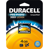 DU-CF30-04G-C - Duracell DU-CF30-04G-C 4 GB CompactFlash (CF) Card - 1 Card