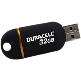 Duracell Capless DU-ZP-32G-CA-N3-R Flash Drive - 32 GB