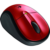 Logitech M305 Mouse - Optical Wireless - Red