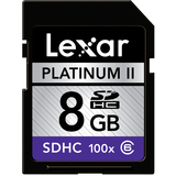 Lexar Media Platinum II LSD8GBBSBNA100 Secure Digital High Capacity (SDHC)