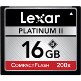 Lexar Media Platinum II LCF16GBSBNA200 CompactFlash (CF) Card