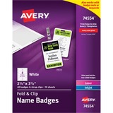 Avery 74554 Name Badge Insert - 2.25' x 3.50'
