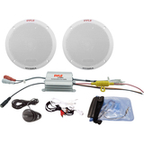 PYLE Pyle 2 Channel Waterproof MP3/iPod Amplified 6.5'' Marine Speaker System