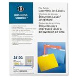 Business Source Permanent Laser/Inkjet Filing Label BSN26103