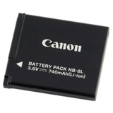 Canon NB-8L Camera Battery - 740 mAh