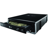 LG GE24LU20 DVD-Writer - Black, Silver - External