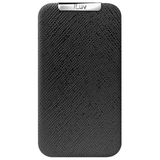iLuv iCC734 Smartphone Case - Flip - Leather - Black