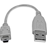 STARTECH.COM StarTech.com 6in Mini USB 2.0 Cable - A to Mini B