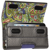 Griffin GB01709 Smartphone Case - Holster - Leather - Platinum