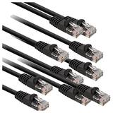 V7 10PKC5E10BLK Category 5e Network Cable - 10 ft - Patch Cable - Blue