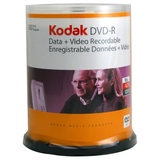 Kodak DVD Recordable Media - DVD-R - 16x - 4.70 GB - 100 Pack Spindle - 50300