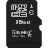 KINGSTON Kingston SDC4/16GBSP 16 GB MicroSD High Capacity (microSDHC) - 1 Card/1 Pack