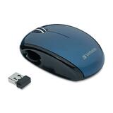 Verbatim 97265 Mouse - Laser Wireless - Sapphire, Black
