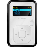 SanDisk Sansa SDMX18R-004GW-A57 4 GB White Flash MP3 Player