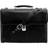 MCKLEIN McKlein 46555 Notebook Case - Briefcase - Leather - Black