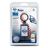 Centon DataStick Keychain MLB Tampa Bay Rays Flash Drive - 16 GB