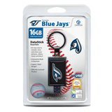 Centon DataStick Keychain MLB Toronto Blue Jays Flash Drive - 16 GB