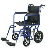 MEDLINE Medline Excel Deluxe Transport Full Length Permanent Arm Wheel Chair