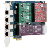 Digium 1AEX410PLF 4-Port Analog Voice Board 1AEX410PLF