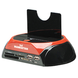 Manhattan 130004 Drive Dock - External - Black, Red